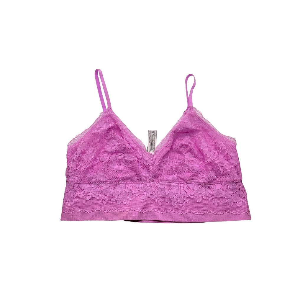 Victorias Secret PINK Lace Bralette | Sz. Large | Pink |